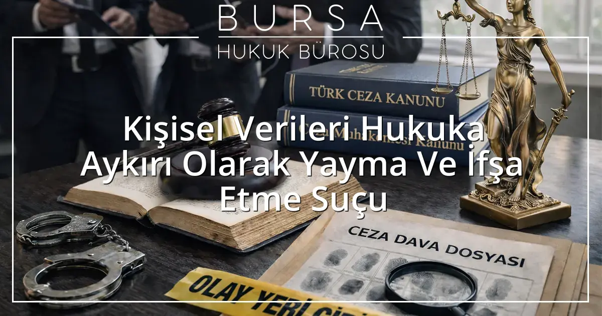 Kişisel Verileri Hukuka Aykırı Olarak Yayma Ve İfşa Etme Suçu