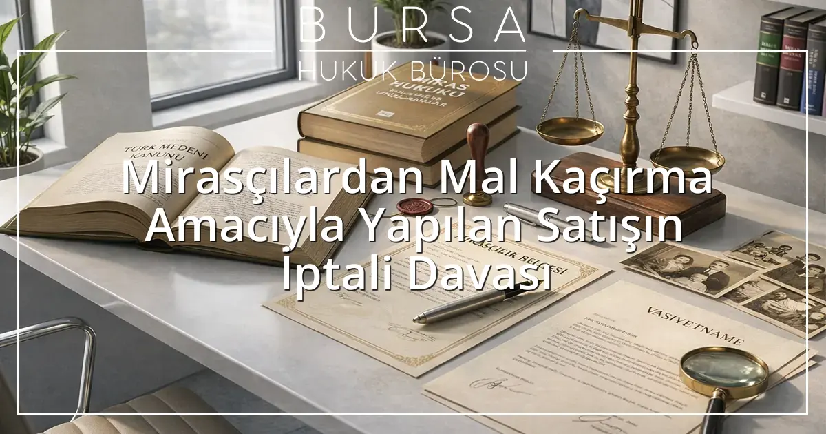 Mirasçılardan Mal Kaçırma Amacıyla Yapılan Satışın İptali Davası